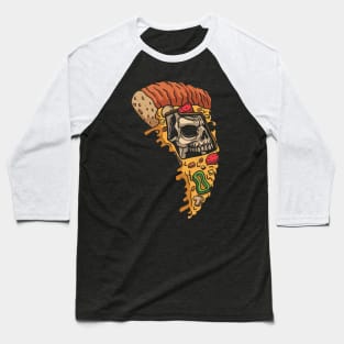 pizza chef pizzazilla skeleton Baseball T-Shirt